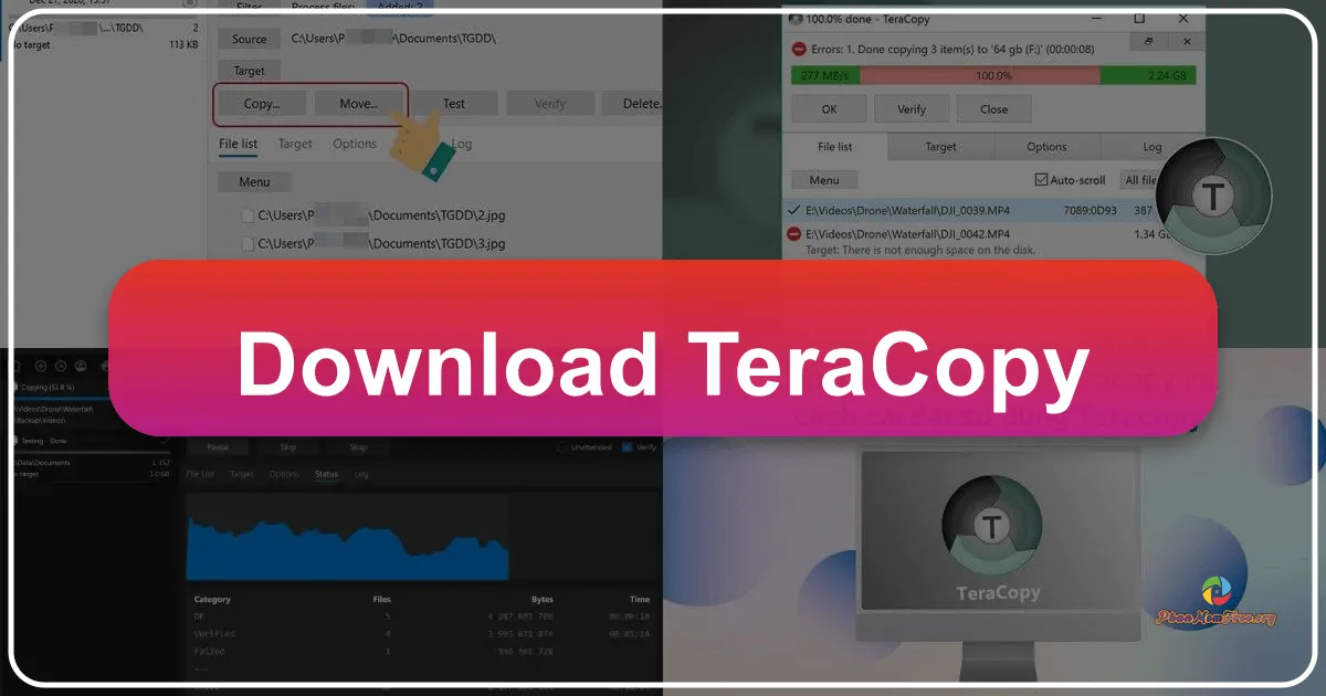 TeraCopy: Giải pháp tối ưu cho tốc độ sao chép dữ liệu