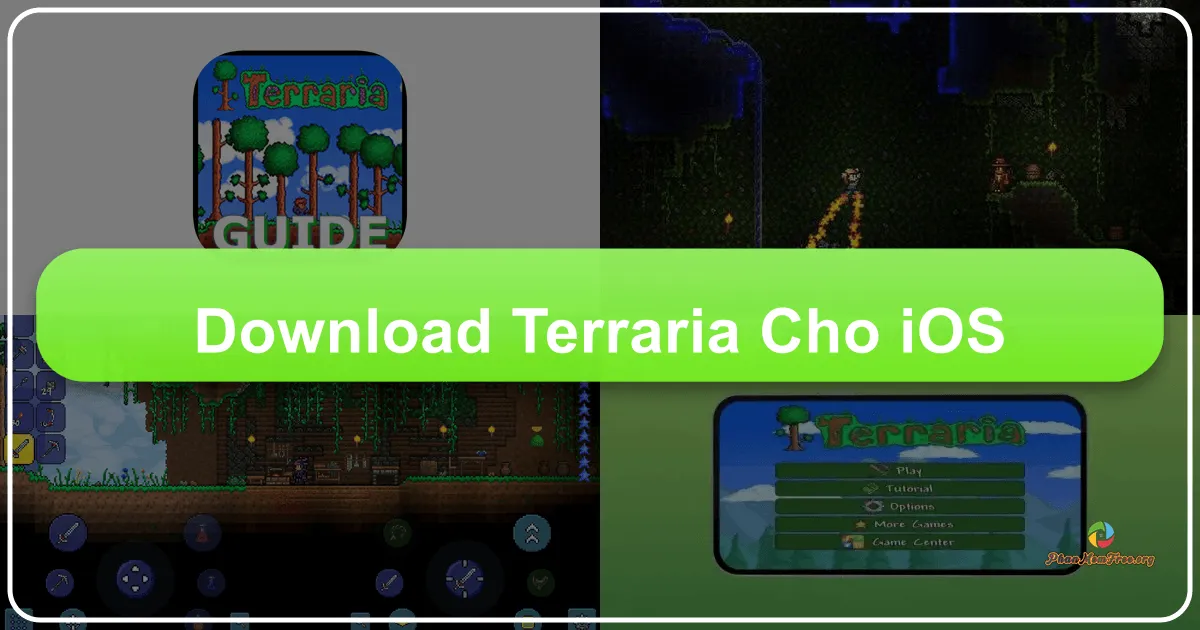 Terraria cho iOS: Thế giới phiêu lưu, xây dựng và sinh tồn trên di động