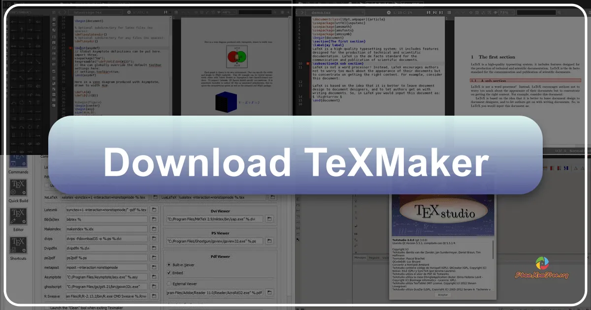 Tải TeXmaker – Công Cụ Soạn Thảo LaTeX Mạnh Mẽ và Miễn Phí