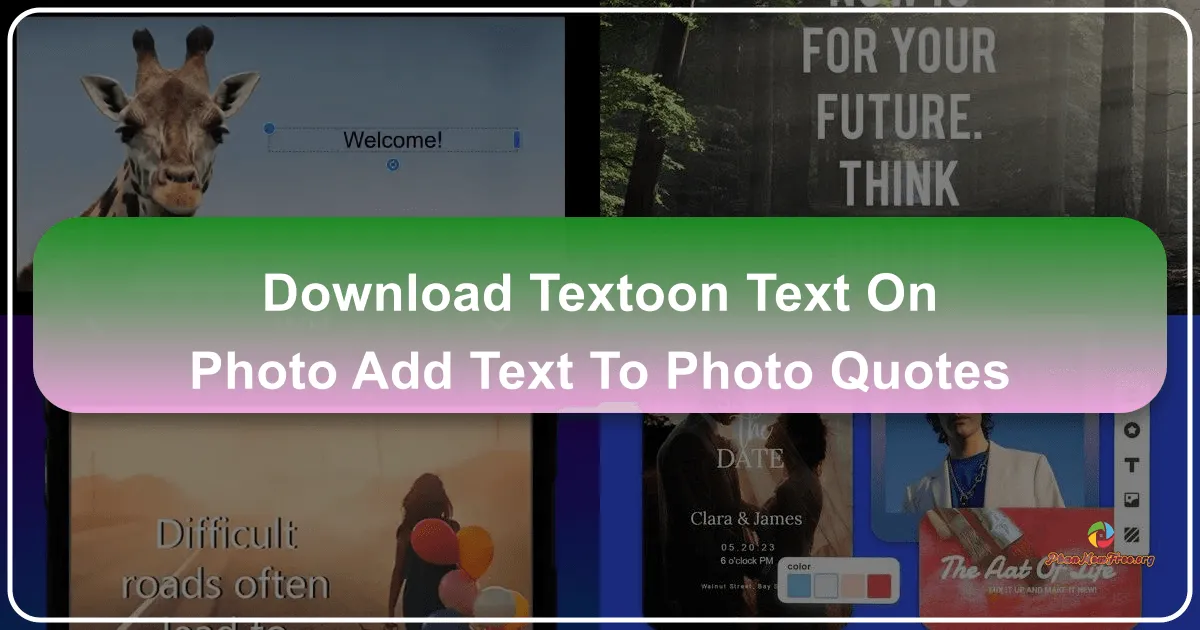 Textoon - Text on Photo: Add Text to Photo Quotes