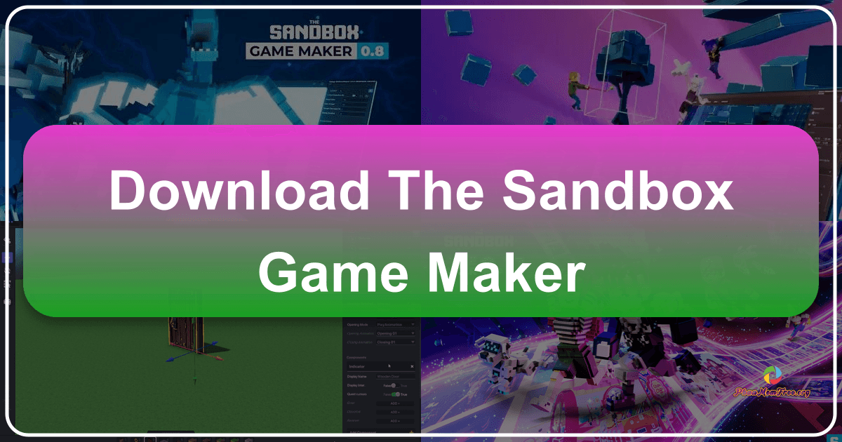 The Sandbox Game Maker: A blockchain-based metaverse platform for creators to build and monetize virtual experiences. /images/download-the-sandbox-game-maker.png