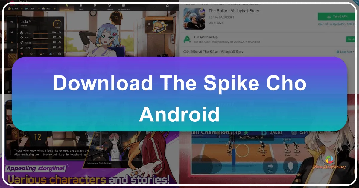 The Spike Cross - Volleyball cho Android: Trải nghiệm Bóng Chuyền Đối Kháng Cực Kỳ Hấp Dẫn