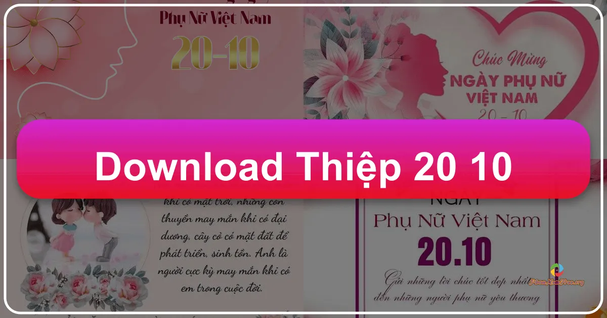 Tôn Vinh Phái Đẹp: Bộ Thiệp 20/10 Độc Đáo Từ Phanmemfree.org – Món Quà Tinh Tế Cho Ngày Phụ Nữ Việt Nam