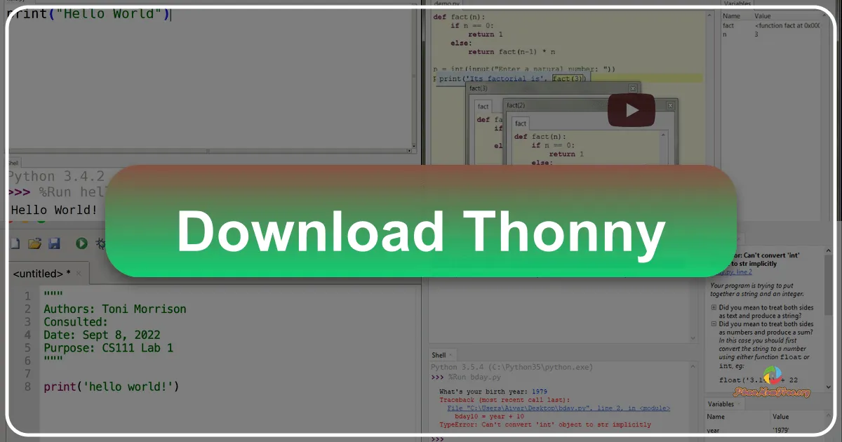 Thonny: A Beginner-Friendly Python IDE