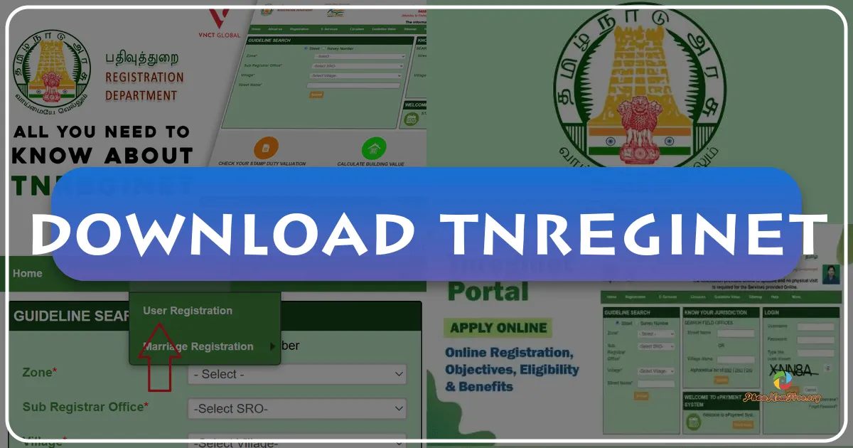 TNREGINET: A Digital Gateway to Tamil Nadu's Registration Department