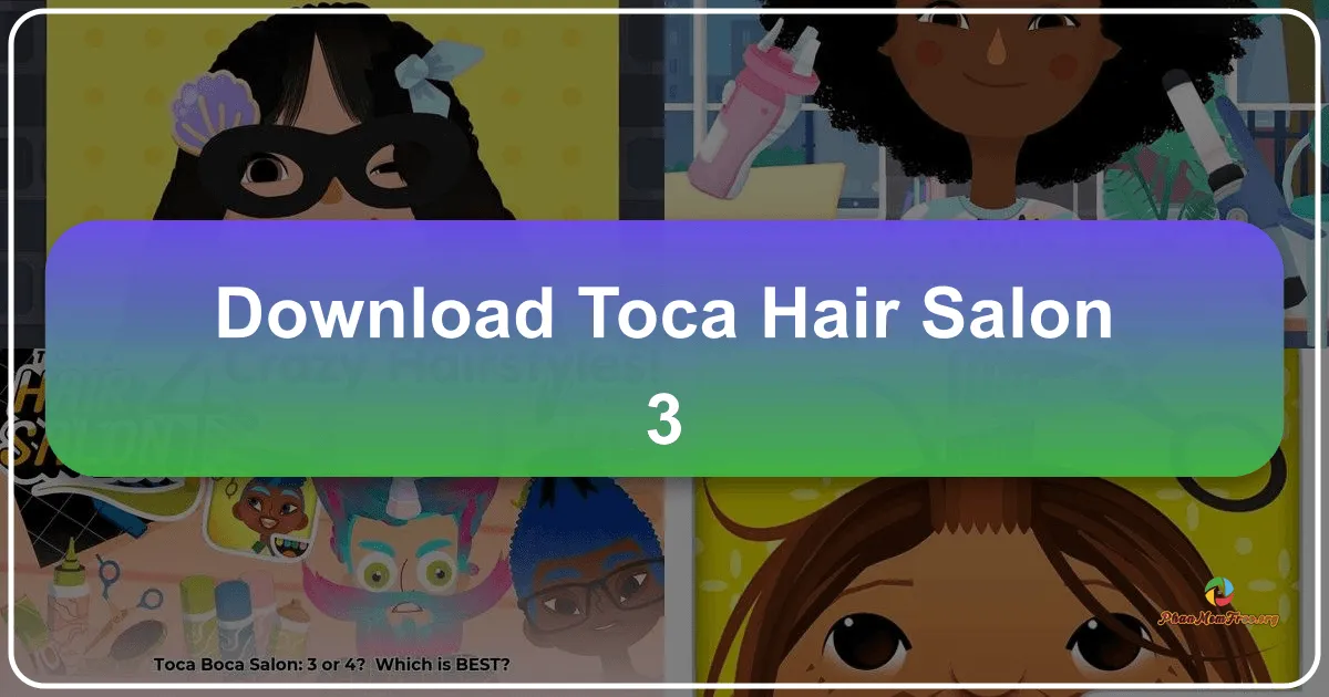 Toca Hair Salon 3: A Deep Dive into the Virtual Hair Styling Experience