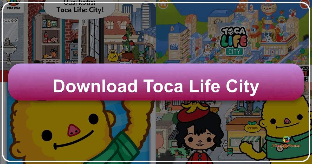 Toca Life: City offers a vibrant virtual world for kids to explore and express their creativity freely. /images/download-toca-life-city.png