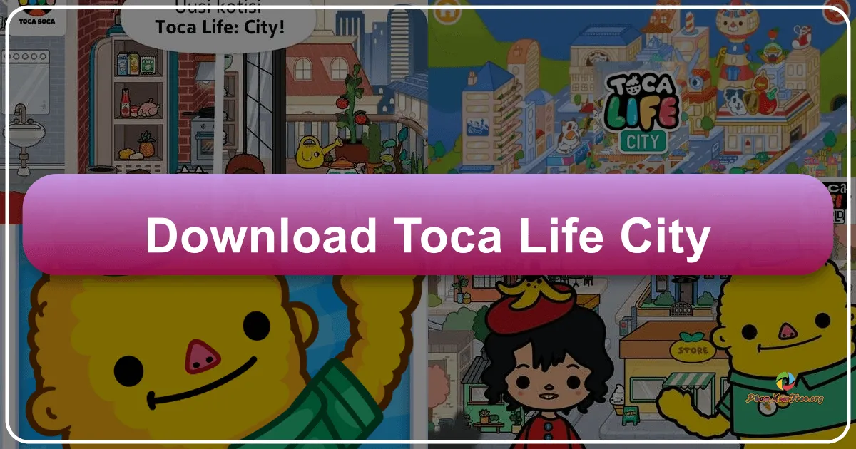 Toca Life: City: A Vibrant Virtual World for Kids
