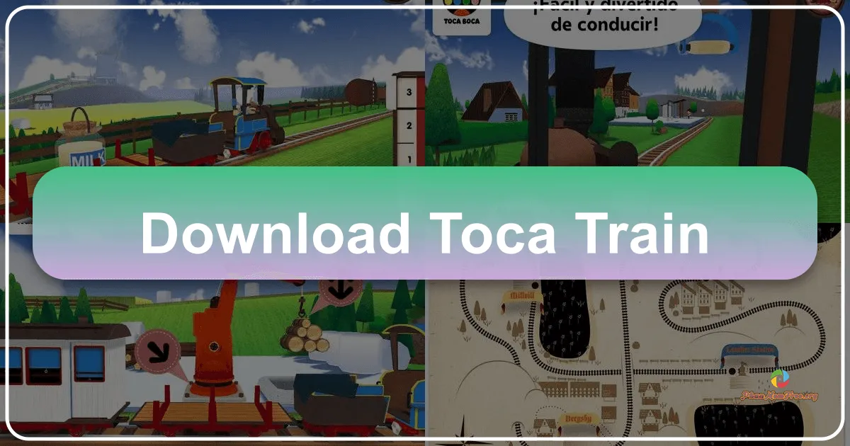 Toca Train: A Virtual Railway Adventure for Young Children