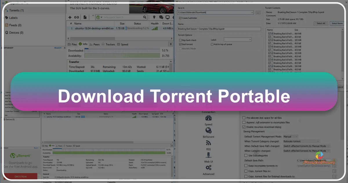 µTorrent Portable: Giải Pháp Tải Torrent Linh Hoạt và Hiệu Quả