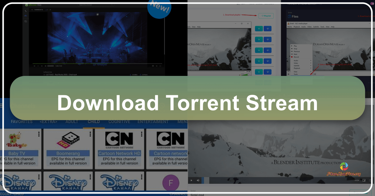 Torrent Stream: A P2P streaming media player with VLC functionality and BitTorrent integration. /images/download-torrent-stream.png