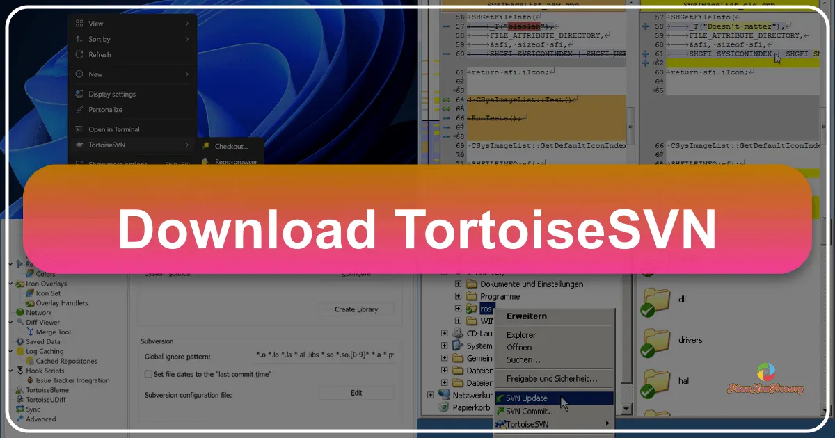 TortoiseSVN: Trình Quản Lý Phiên Bản Dễ Sử Dụng Cho Windows