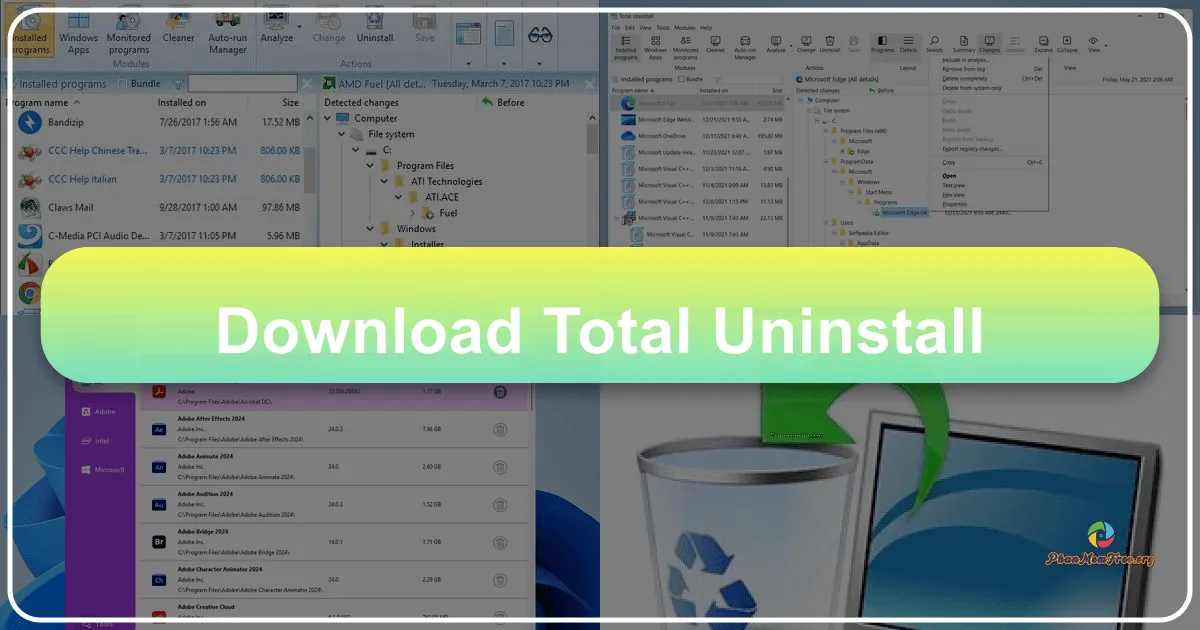 Total Uninstall: Giải pháp gỡ cài đặt chương trình hoàn toàn trên Windows