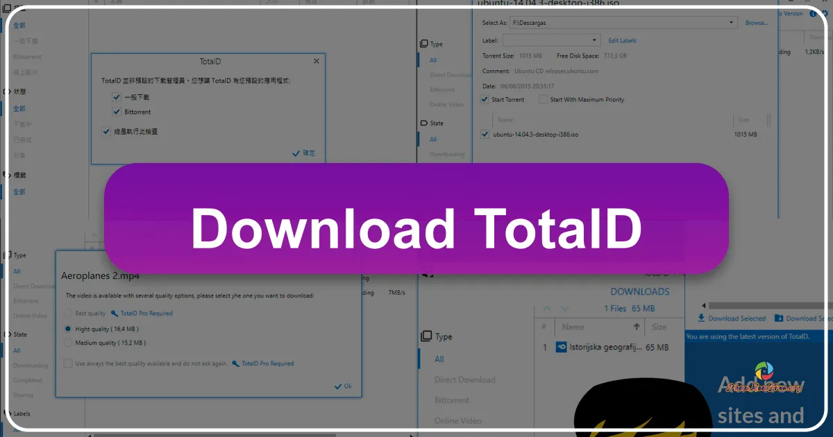 TotalD: Your Comprehensive Download Manager for Torrents, Direct Downloads, and Online Videos