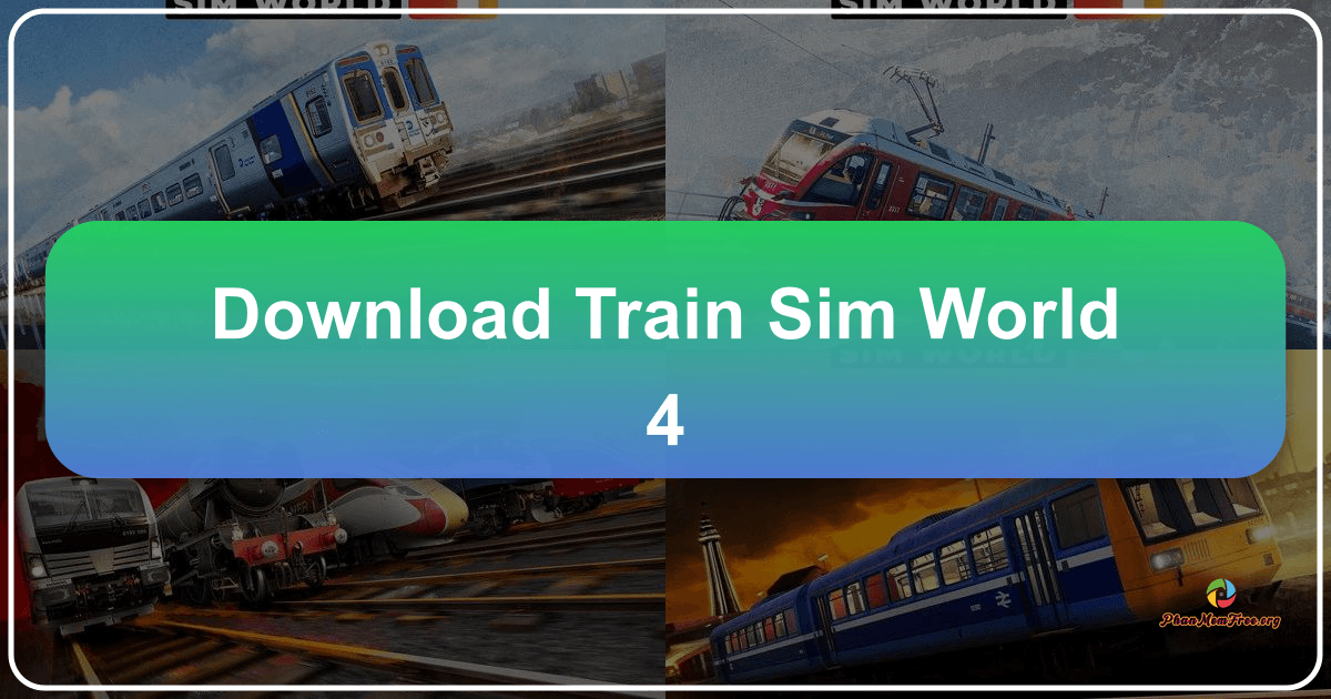 Train Sim World 4 offers immersive rail simulation with realistic graphics and extensive customization options. /images/download-train-sim-world-4.png