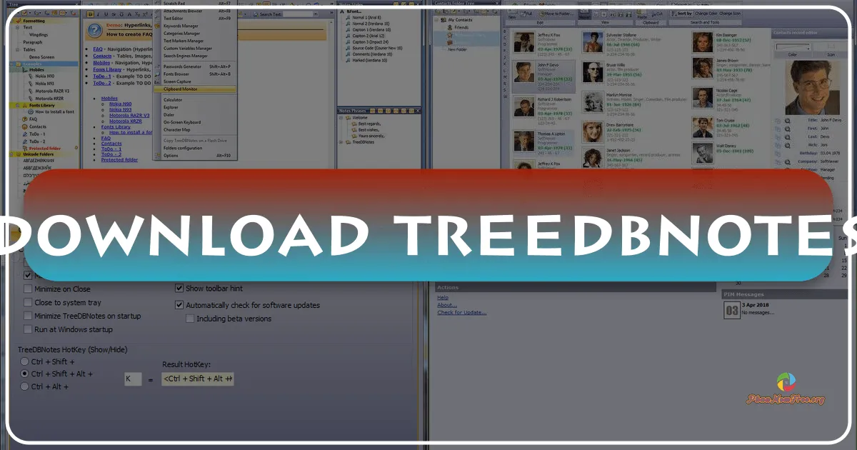 TreeDBNotes: A Comprehensive Review of the Free Personal Database Program