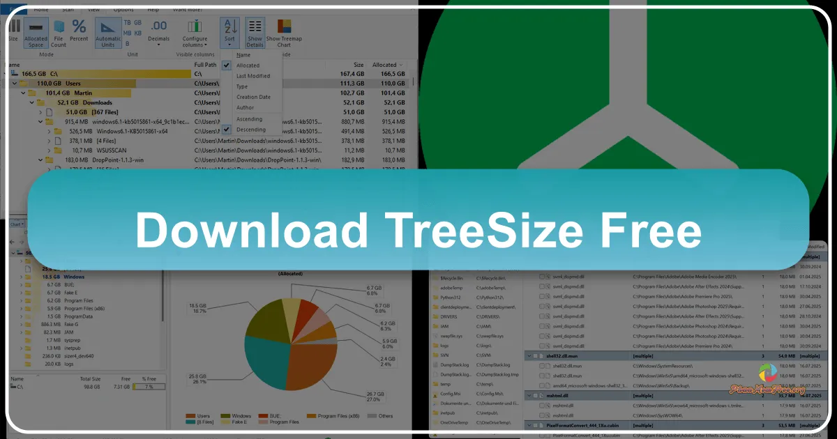 TreeSize Free: Giải pháp quản lý dung lượng ổ cứng hiệu quả