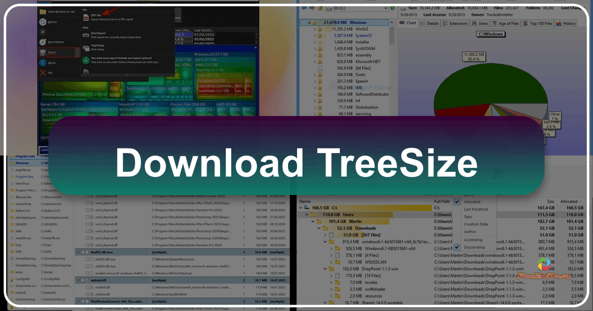 TreeSize: A comprehensive disk space analyzer for Windows with intuitive interface and advanced features. /images/download-treesize.png