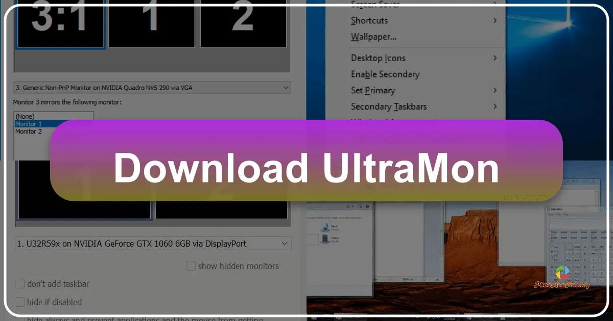 UltraMon: Unleashing the Power of Multi-Monitor Productivity