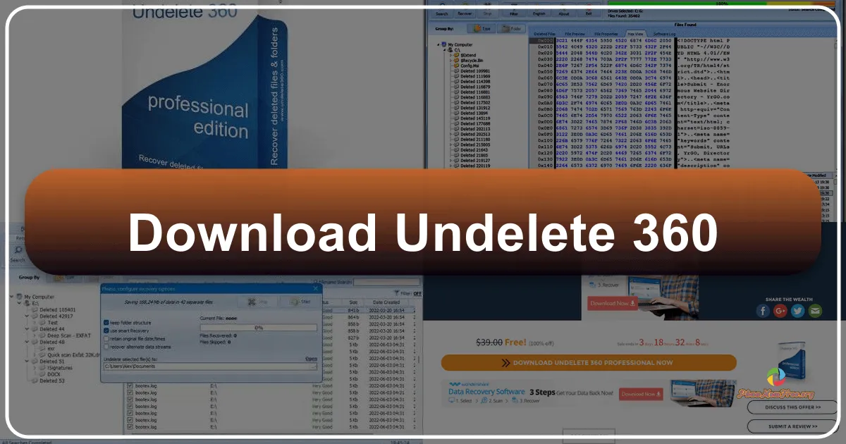 Undelete 360: Giải pháp khôi phục dữ liệu bị xóa hiệu quả