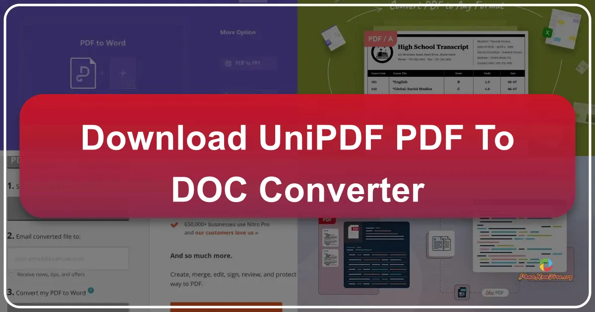 UniPDF PDF to Doc Converter