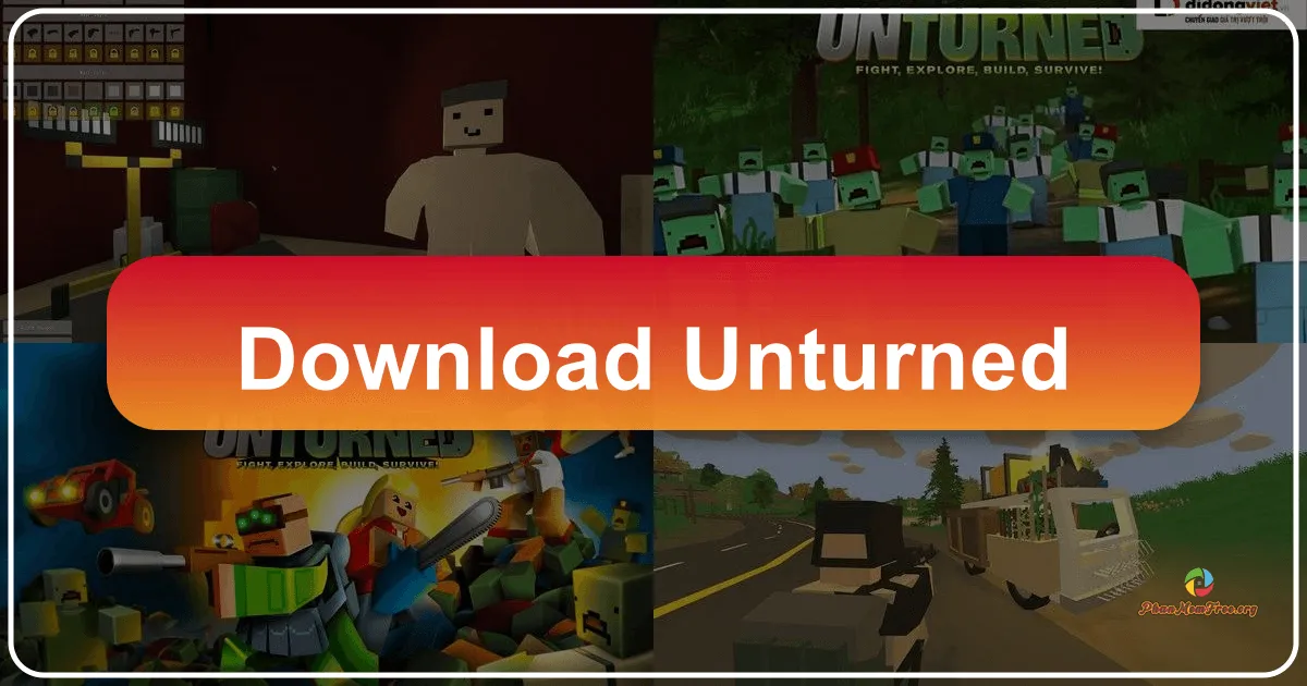 Unturned: Trải Nghiệm Sinh Tồn Zombie Miễn Phí Với Phong Cách Minecraft
