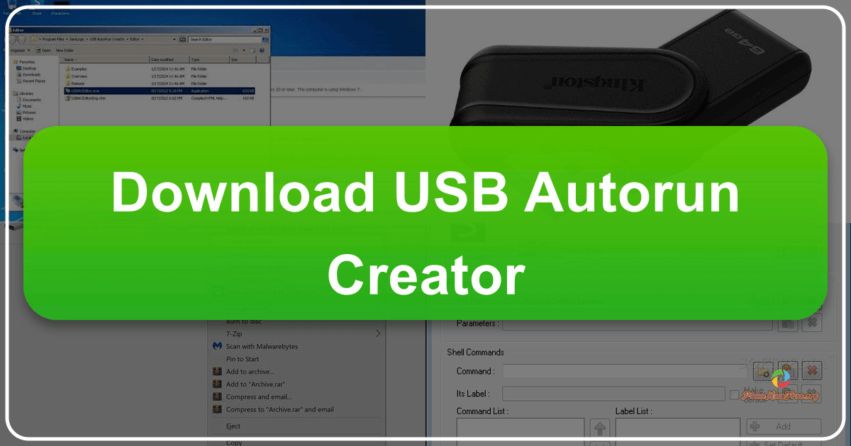 USB AutoRun Creator: A tool to add or restore AutoRun functionality to storage devices with ease and efficiency. /images/download-usb-autorun-creator.png