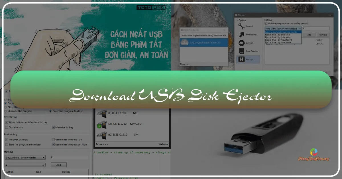 USB Disk Ejector: Trình Quản Lý Ổ Đĩa Di Động Hiệu Quả Cho Windows