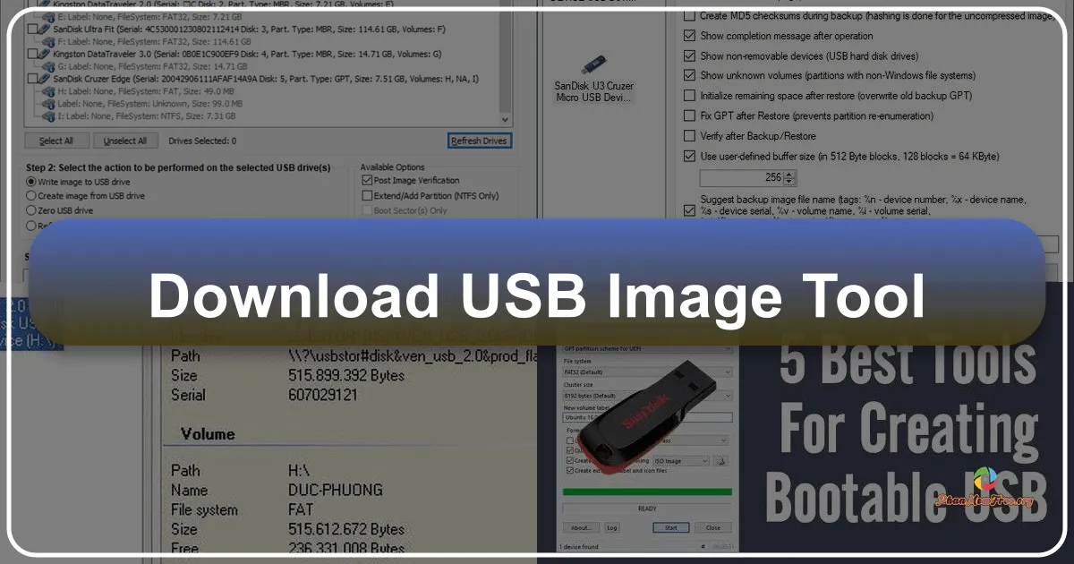 USB Image Tool: A Comprehensive Guide