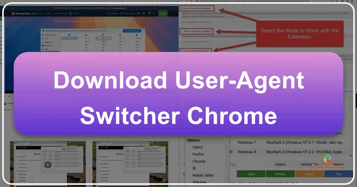 User-Agent Switcher: A Comprehensive Guide