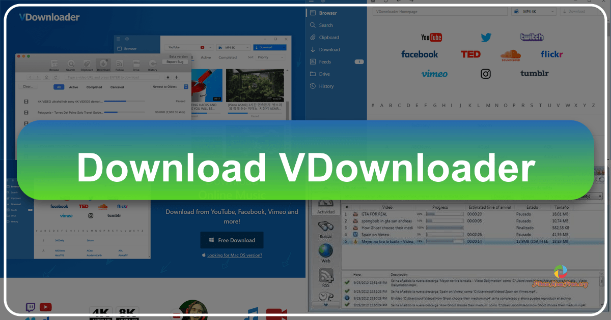 VDownloader: Phần mềm tải video trực tuyến miễn phí và mạnh mẽ cho người dùng. /images/download-vdownloader.png