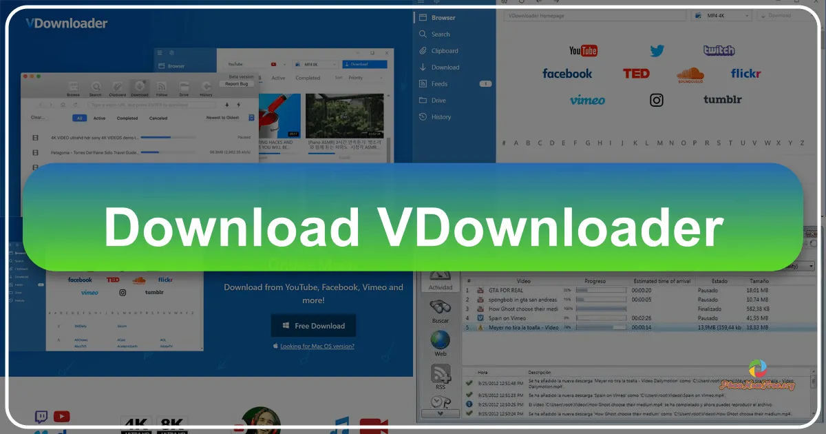 VDownloader: Trợ thủ đắc lực cho việc tải video trực tuyến
