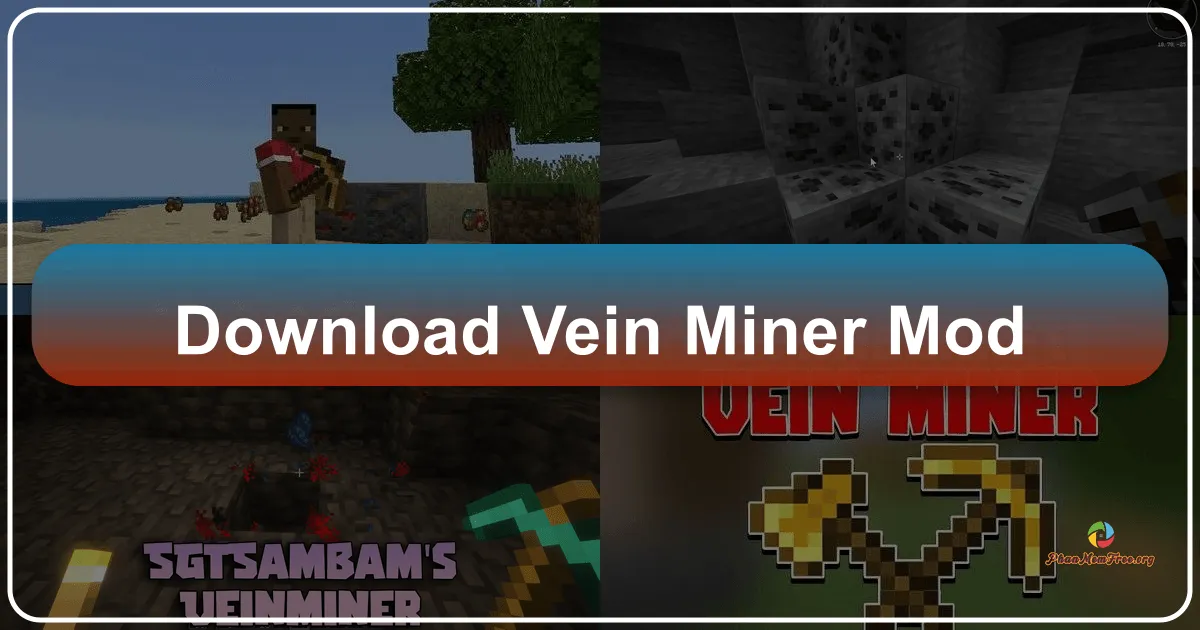 Vein Miner Mod: Thu Thập Tài Nguyên Trong Minecraft Nhanh Hơn Bao Giờ Hết