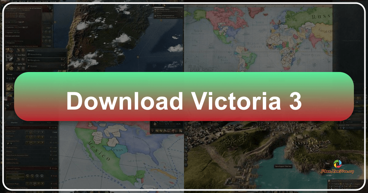 Game chiến thuật mô phỏng thế giới hoành tráng Victoria 3 nộp 진행. /images/download-victoria-3.png