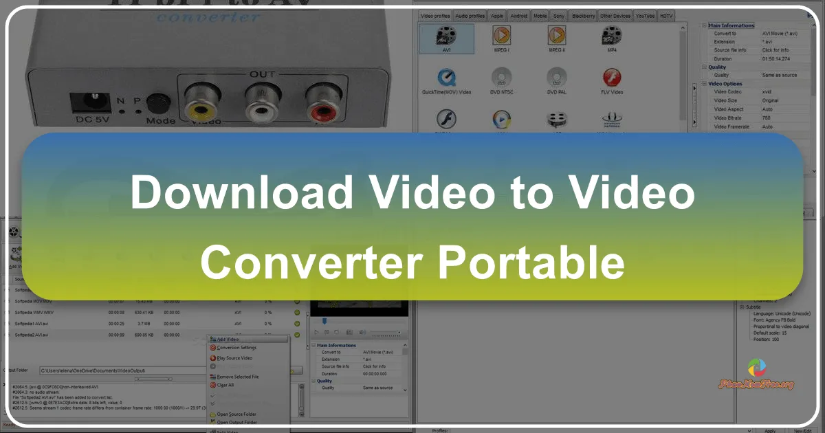 Video-to-Video Converter: A Portable Solution for Seamless Video Transformations