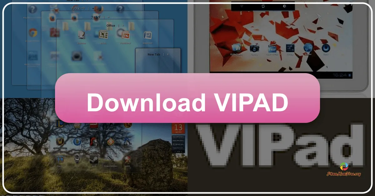 ViPad: Your Ultimate Windows Desktop Organizer and Launcher
