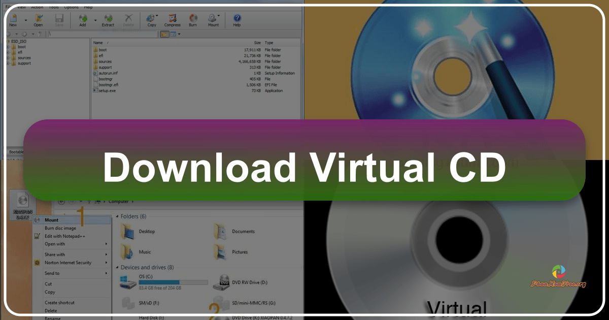 Virtual CD software offers a digital solution for managing CDs and DVDs efficiently and conveniently. /images/download-virtual-cd.png