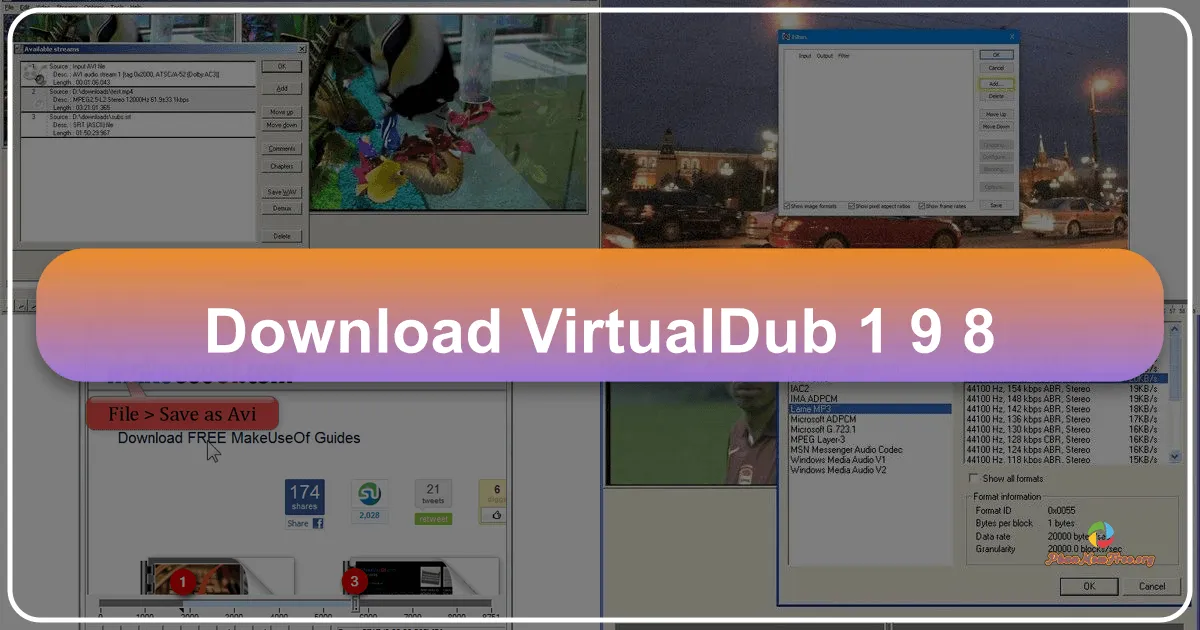 VirtualDub 1.9.8: Trình Biên Tập Video Nhỏ Gọn Nhưng Mạnh Mẽ