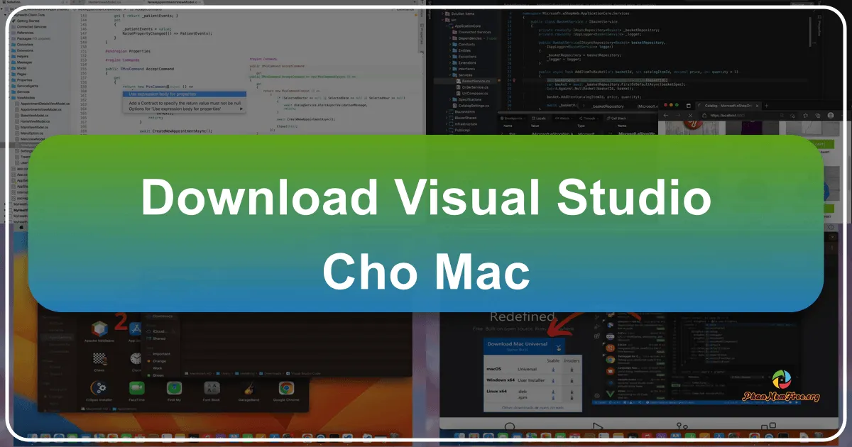 Visual Studio cho Mac: Môi trường Phát triển Tích hợp mạnh mẽ trên hệ điều hành macOS