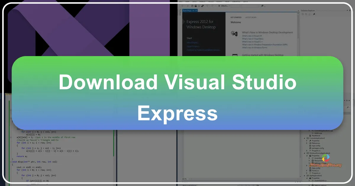 Visual Studio Express: Môi trường phát triển mạnh mẽ, giờ đây là Visual Studio Community