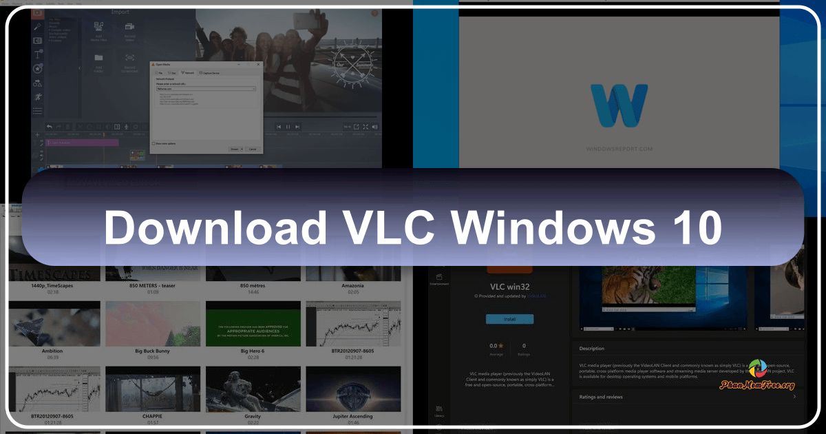 VLC for Windows 10 offers a streamlined media player experience with a clean design and reliable core functionality. /images/download-vlc-windows-10.png