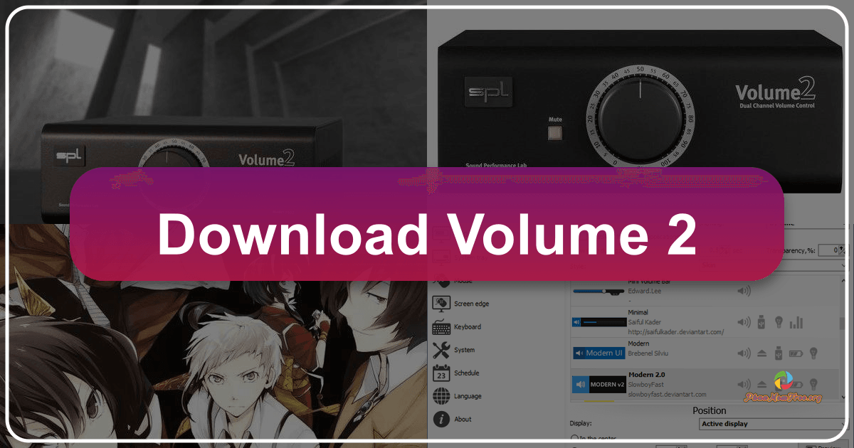 Volume 2: A customizable Windows volume control with advanced audio management features and compatibility limitations. /images/download-volume-2.png