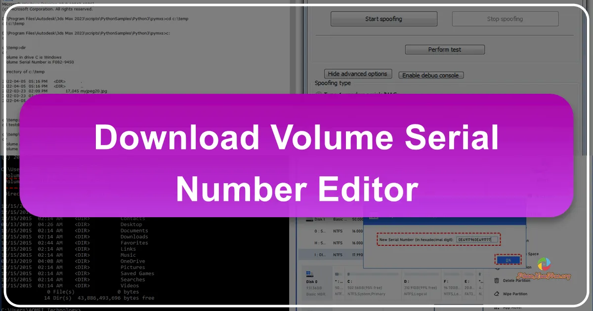 Volume Serial Number Editor: Mastering Your Disk's Digital Identity