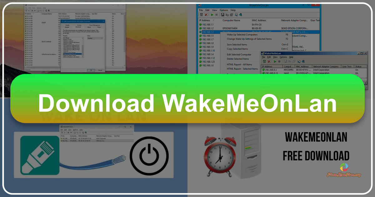WakeMeOnLan is a free tool for remote PC control using Wake-on-LAN protocol on local area networks. /images/download-wakemeonlan.png
