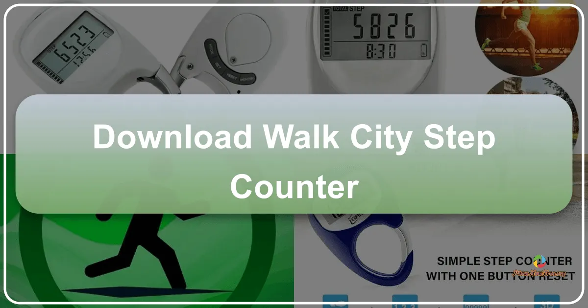 Walk City - Step Counter: Your Essential Companion for a Healthier, More Active Life