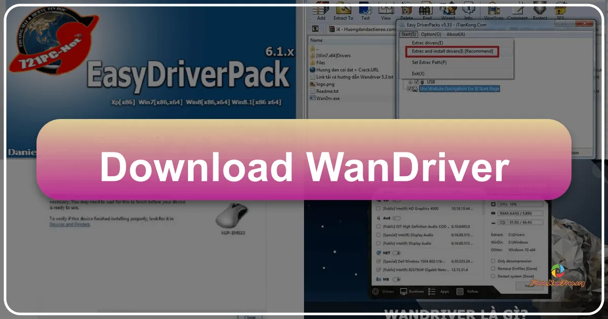 WanDriver: Giải pháp tự động cập nhật driver cho máy tính Windows