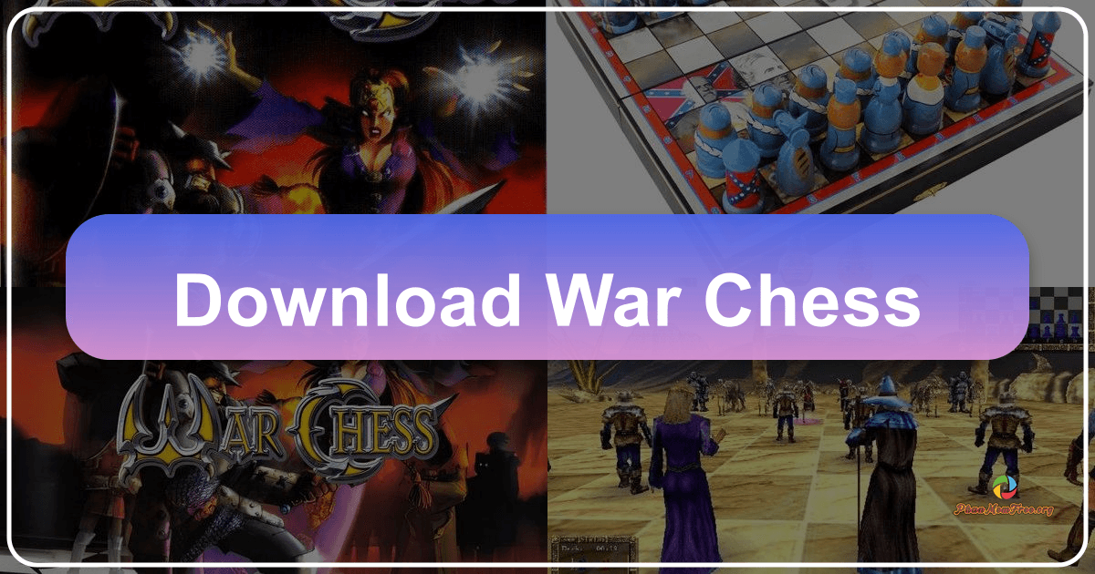War Chess reimagines the classic game with vibrant fantasy elements and dynamic animations, enhancing strategy and visual appeal. /images/download-war-chess.png