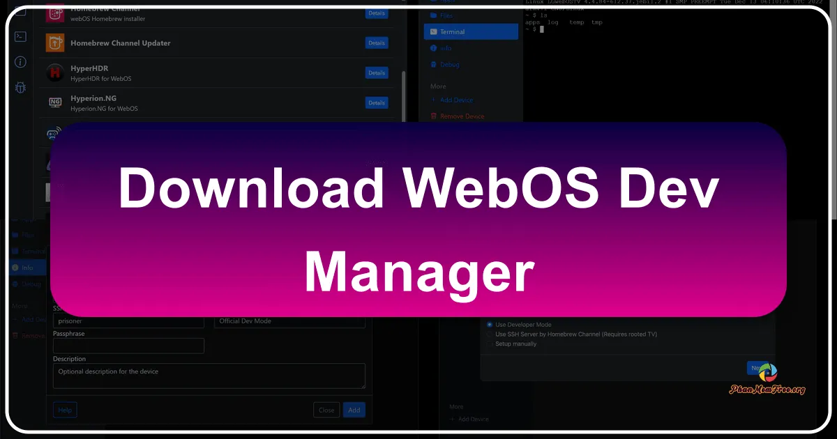 webOS Dev Manager: The Ultimate Tool for Elevating Your LG Smart TV Experience