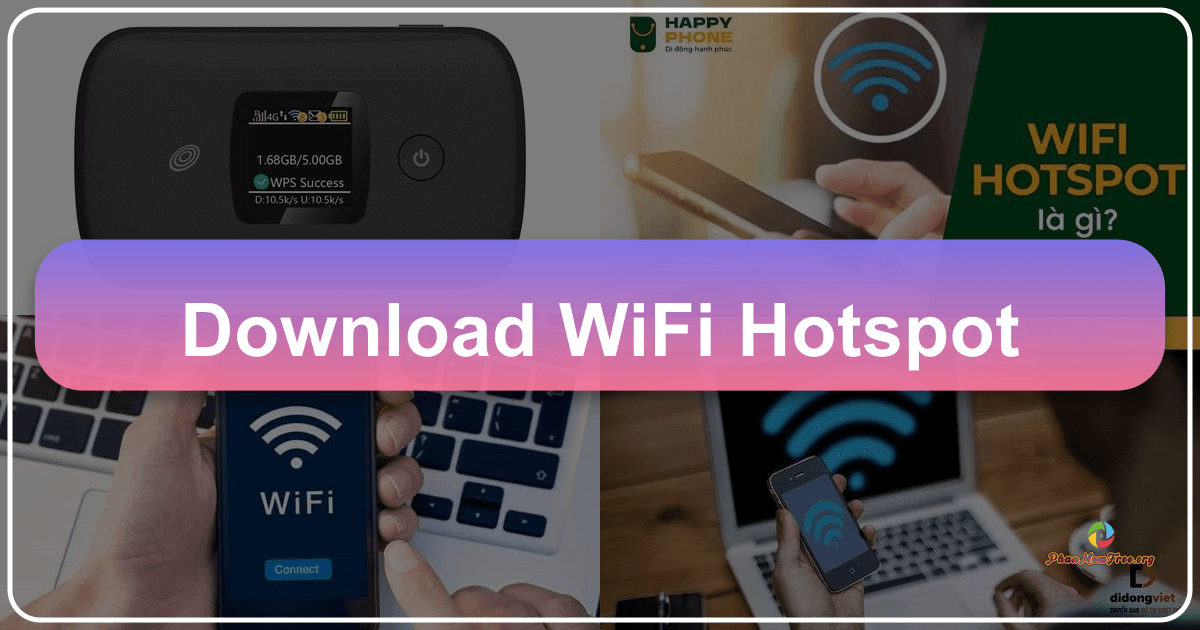 WiFi Hotspot for Windows: A free, simple, and convenient application for creating personal Wi-Fi hotspots. /images/download-wifi-hotspot.png