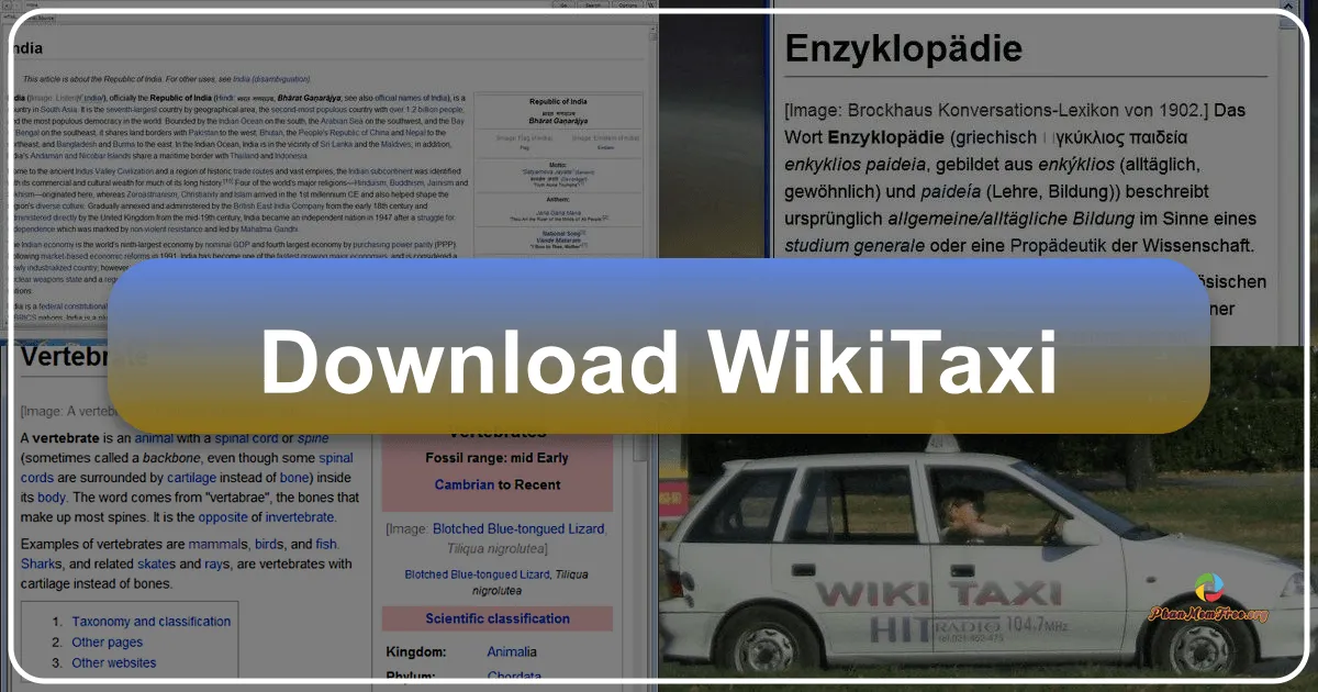 WikiTaxi: Offline Access to the Wikipedia Encyclopedia